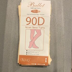 Di Pug Ballet Full Foot Tights